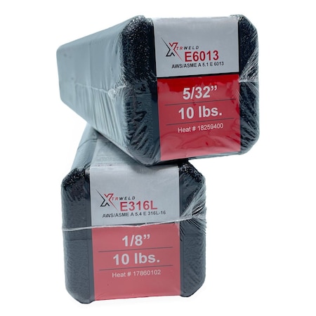 Xtrweld Select Filler Metal, 1/8, Stainless Steel, 10Lb. Box priced per pound SE316L16SEL125-10